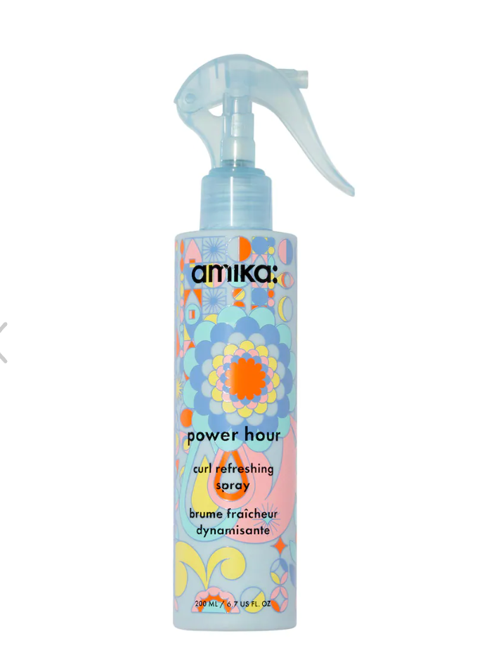 Amika Power Hour curl refreshing spray