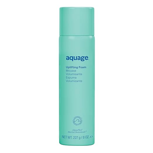 Uplifting foam and weightless volume building styling mousse