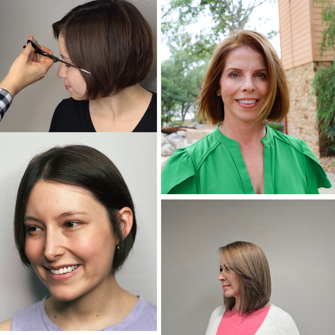 4 different examples of bob hair cuts for the summer 