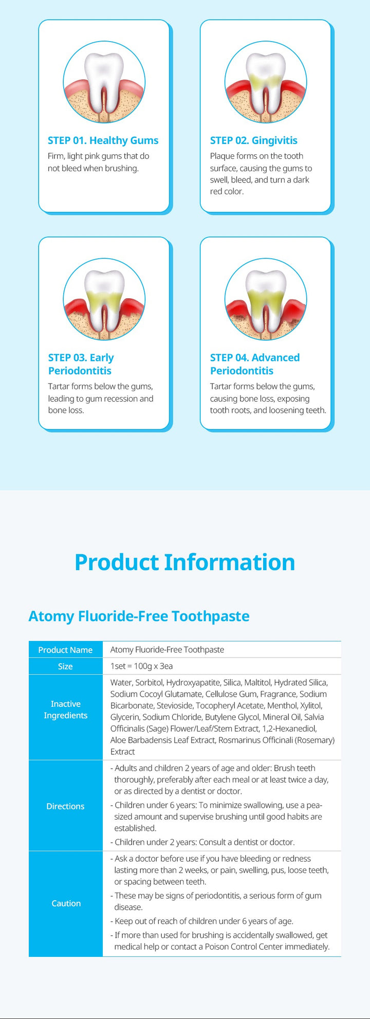 Atomy Fluoride-Free Toothpaste