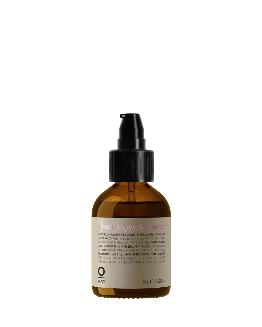 Oway smooth’n glow hair serum